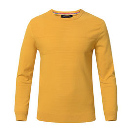 Round Neck Fashion Mens Warm Winter Sweaters Custom Logo Multi Colored